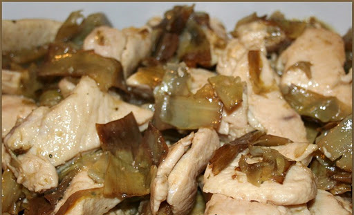 Petto_di_pollo_al_cartoccio_con_funghi_e_carciofi