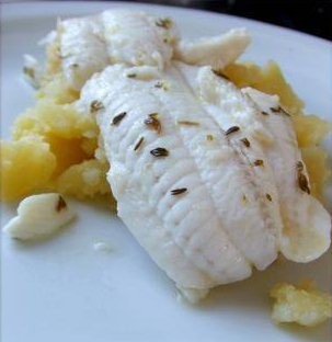 Sogliole_con_porcini_secchi_e_patate